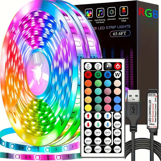 RGB LED Strip Lights with Remote
