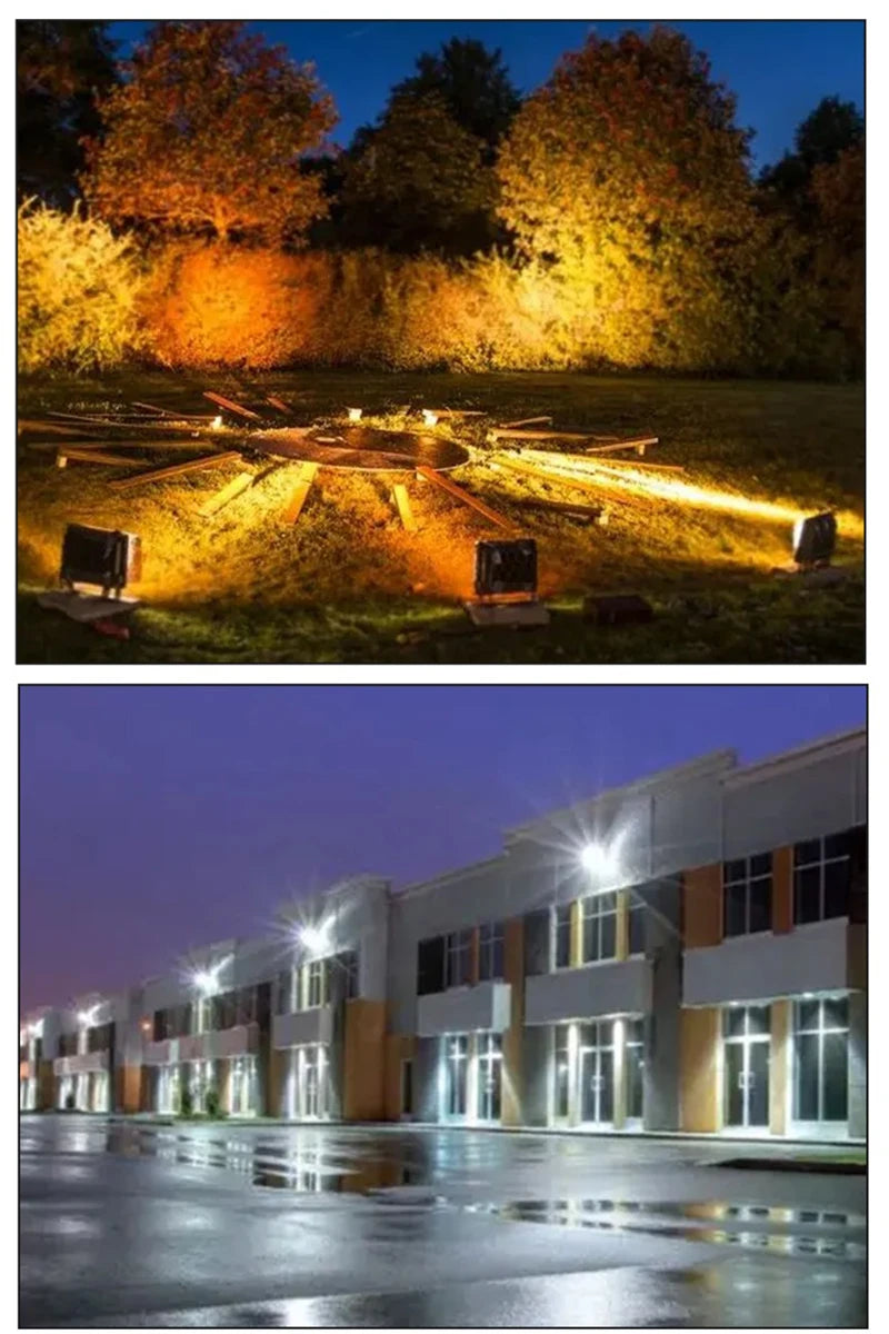 IP66 LED Floodlight | 10W–200W | Outdoor Garden & Porch