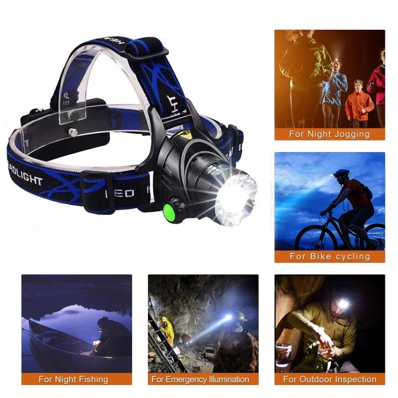 Rechargeable LED Headlamp | High Lumen | Camping & Outdoor