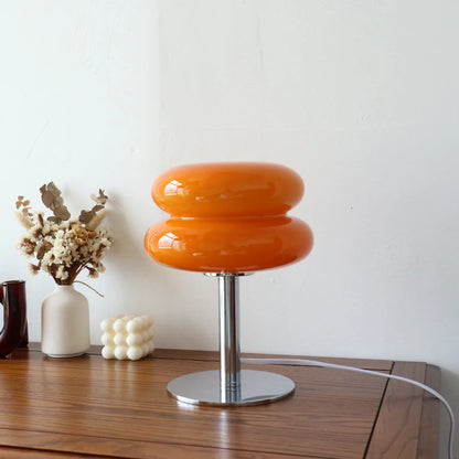 Macaron Glass Table Lamp | 3 Colour Temps | E27 | Bedside