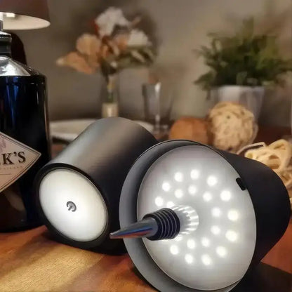 Portable RGB Bottle Lamp | Rechargeable | Bar, Restaurant & Camping