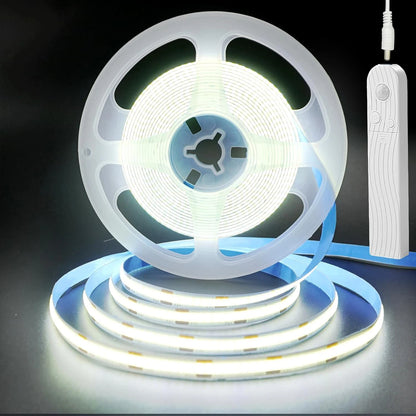 COB LED Strip Light | PIR Motion Sensor | Battery | 1–5m