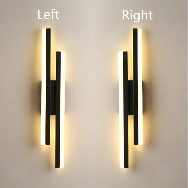 Copper Pipe LED Wall Sconce | Acrylic Shade | Bedroom, Living Room & Corridor