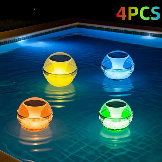 Solar Floating Pool & Pond Lights | IPX7 Waterproof | LED | 1–6 Pack