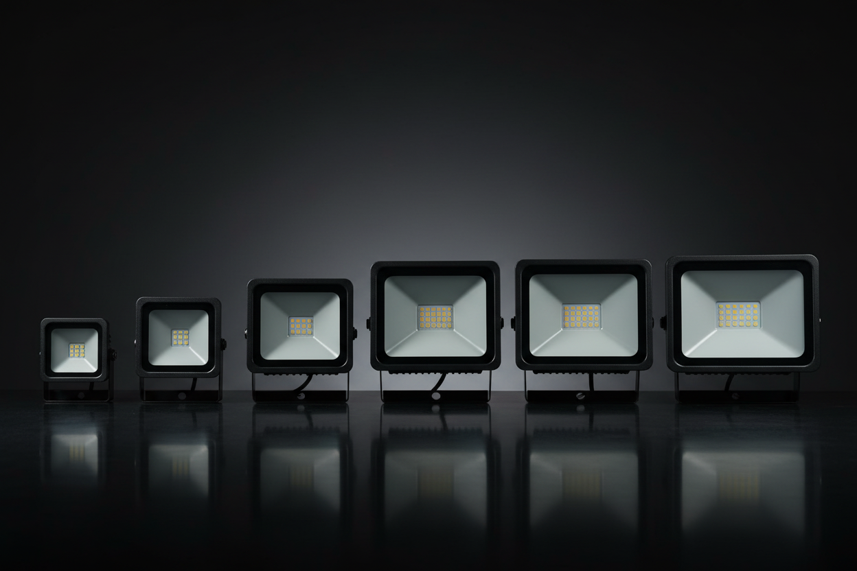 Flood Light Size Lineup