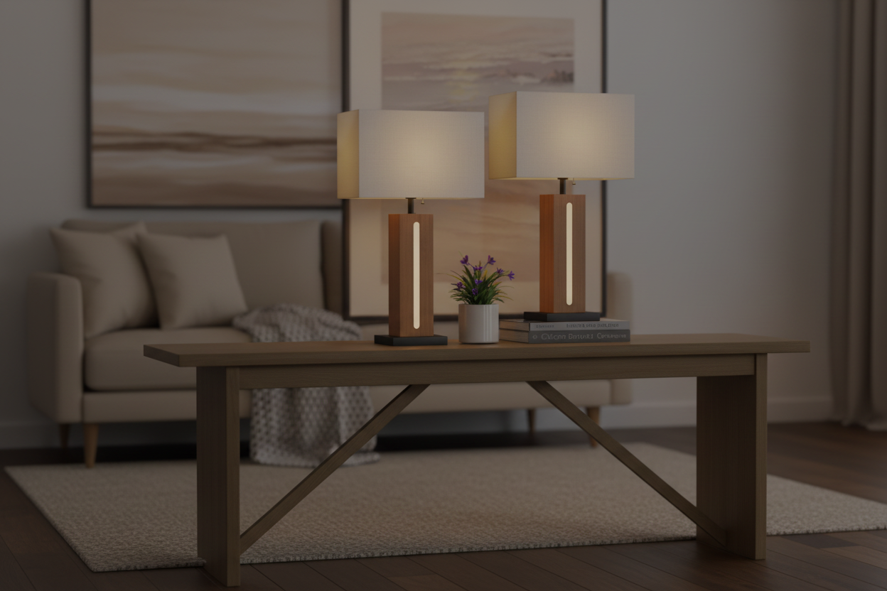 Lamps in Living Room