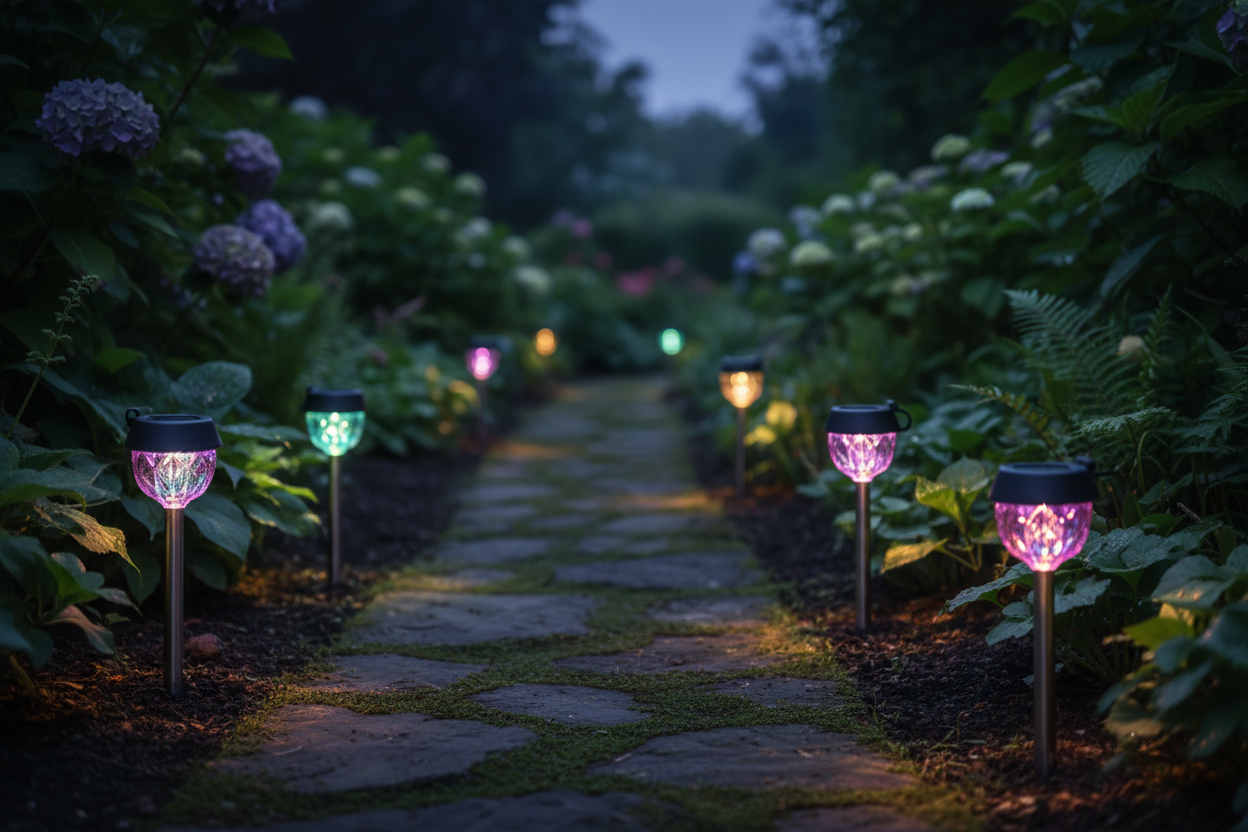 Solar Garden Pathway Lights Hero