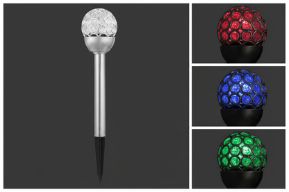 Solar RGB Ball Lights Premium Dark Background