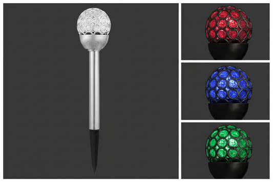 Solar RGB Ball Lights Premium Dark Background