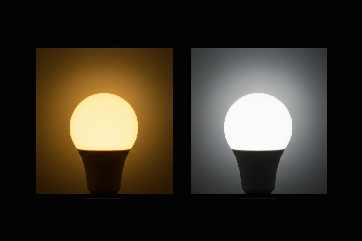 Warm vs Cool White Bulbs